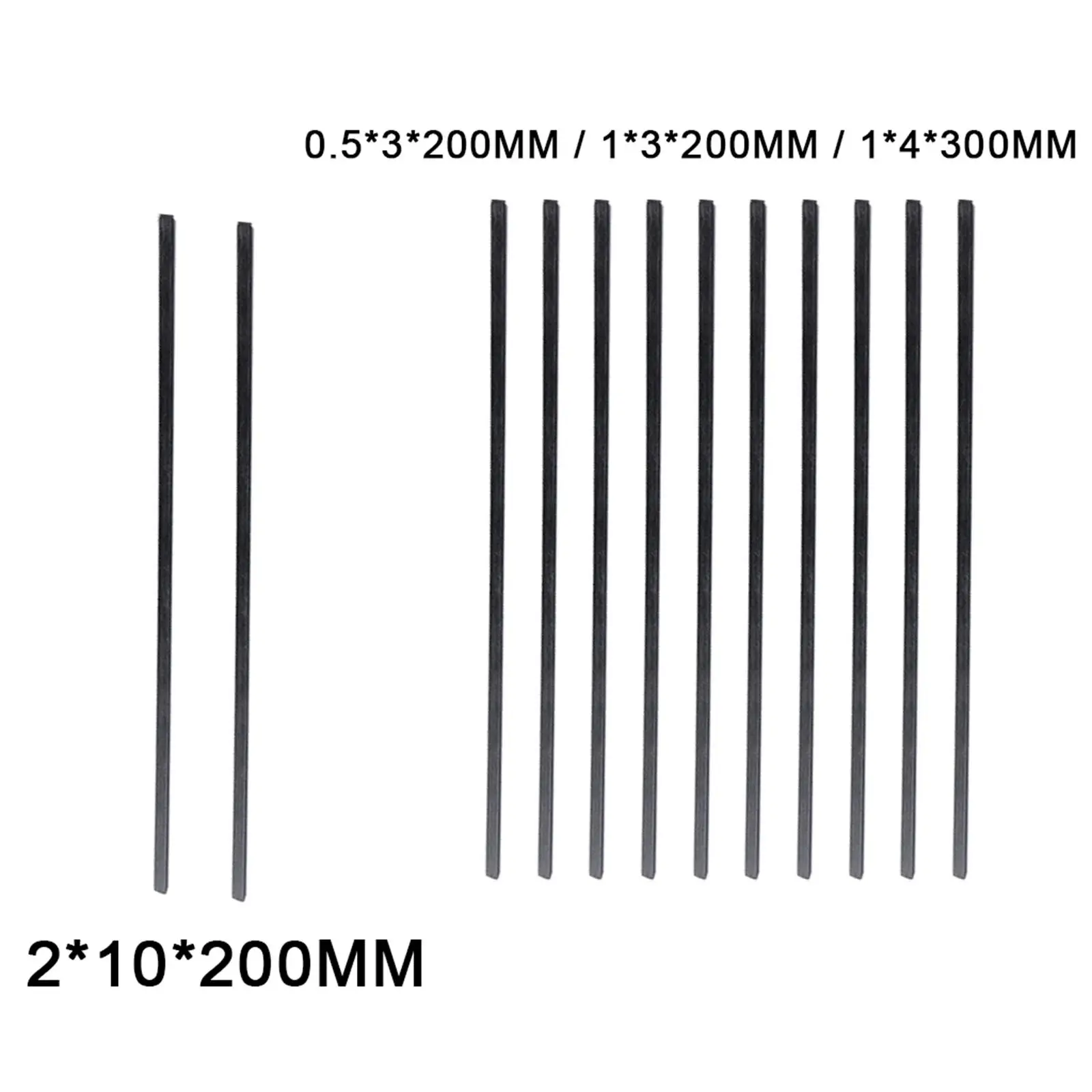 

Портативные полосы из углеродного волокна: высокая термостойкость, высокая прочность, низкая плотность, устойчивость к коррозии, плоские прутки для RC и DIY проектов