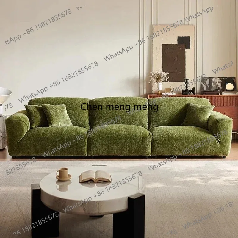 Customizable Colors Blue Pink Black White Couch Italian Chenille Edelweiss Petals Straight Row Sofa Pedal Living Room Sofas