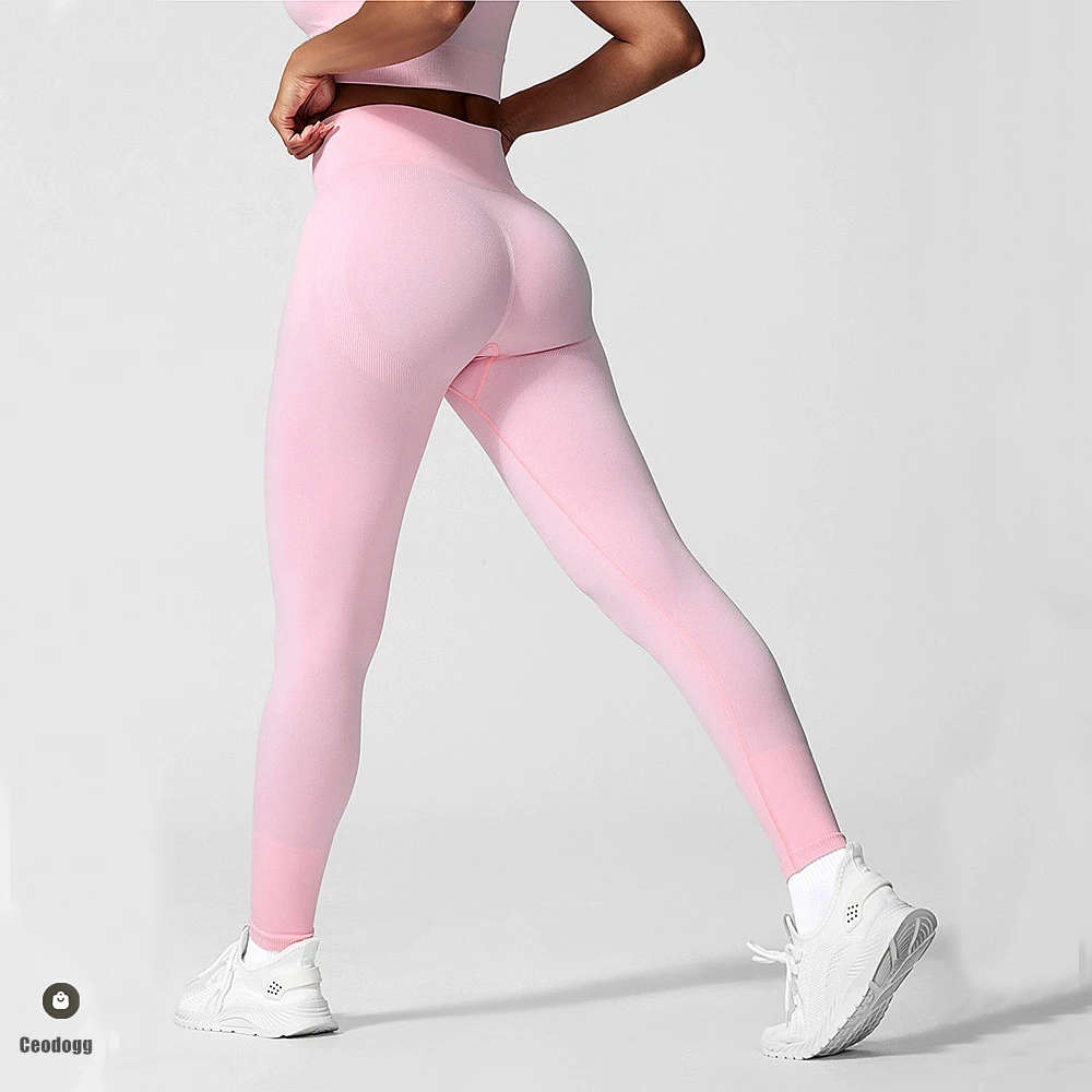 

Женские бесшовные колготки, спортивные леггинсы для йоги, высокая талия, леггинсы для фитнеса, пуш-ап, спортивные штаны для тренировок в тренажерном зале, XP49