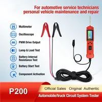 P200 Automotive Circuit Tester Power Circuit Probe Kit Car Voltage/Resistant Tester 12/24V Diagnostic Tool Component