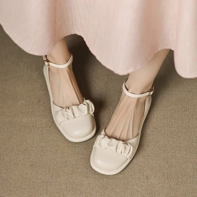 Blokhakken voor dames Pumps Schoenen Sandalen Dames Ronde neus Basketbalplatform 2025, Dikke casual Afrikaanse bandjes Merkboog Spr