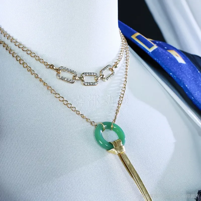 Jade Game Cosplay Costume Game Honkai Star Rail Earrings Necklace Hat Dresses Women Girls Halloween Party Roleplay Outfits