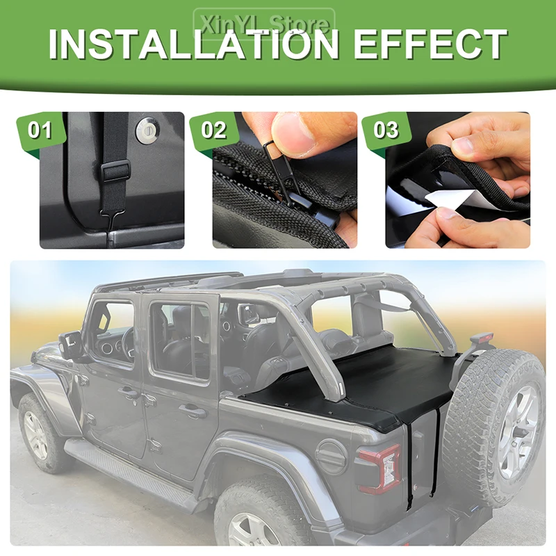 

Защитная сетка-разделитель для багажника без коврика для Jeep Wrangler JL 2018+ (4-дверный), внешние аксессуары