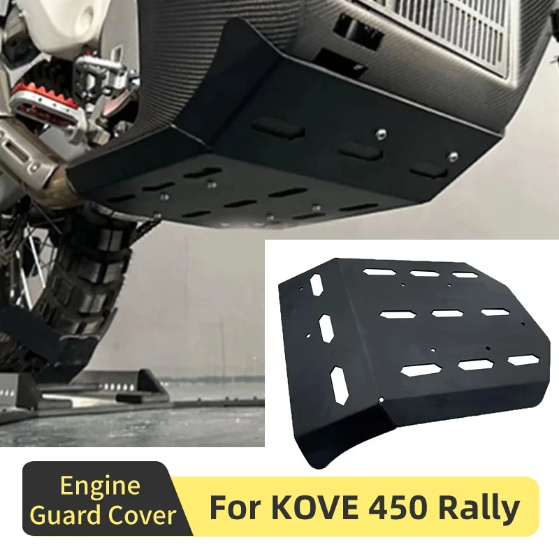 For Colove 450Rally 2023 2024 Motorcycle Engine Guard Cover Chassis Protection Pan Skid Plate Crash Protector KOVE 450 Rally