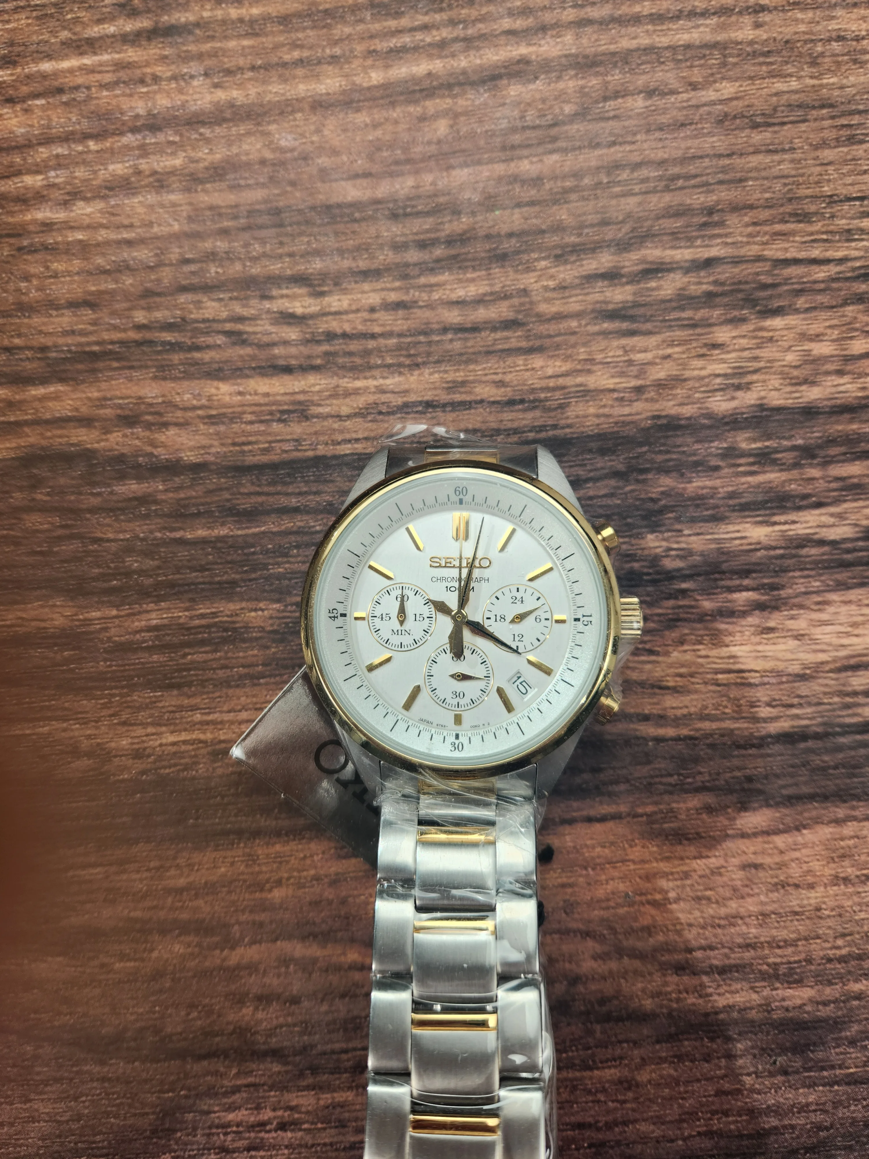 سيكو اليابانية ساعات كوارتز أصلية موضة 5bar مقاوم للماء الأعمال الترفيه ساعة الياقوت الزجاج SXB425J1