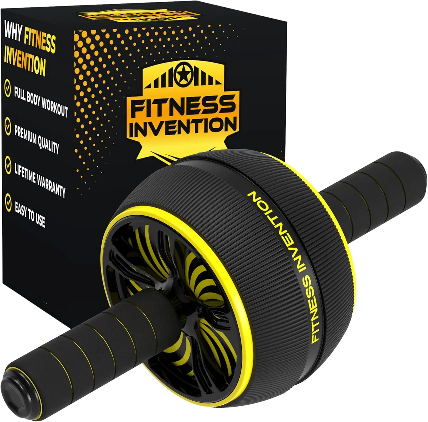 

Тренажер для пресса Ab Roller Wheel с ковриком для коленей для мужчин и женщин - оборудование для домашнего спортзала
