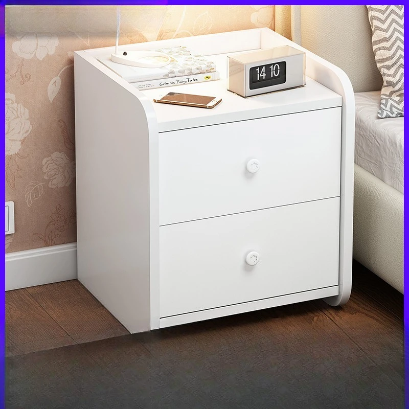 

Bedside Table Small Household Modern Simple Internet Celebrity Mini Bedroom Bedside Storage Rack Rental House Bedside Table