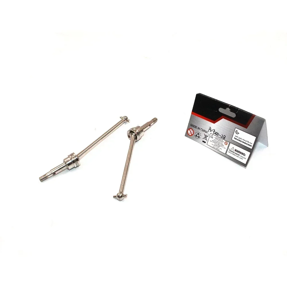 PX9200-28 2 uds RC coche eje de transmisión Universal eje Universal siamés de Metal para PX9200 1:12 piezas de lanza todoterreno de alta velocidad RC