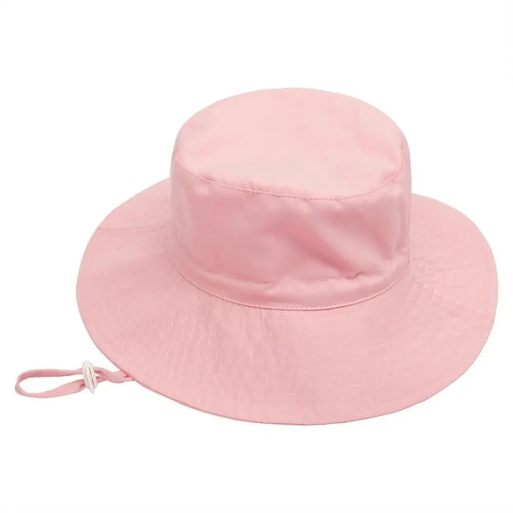 

Solid Color Headwear Neck Ear Cover Cotton Anti UV Panama Cap Summer Baby Sun Hat Baby Beach Caps Infant Cap Newborn Bucket Hat