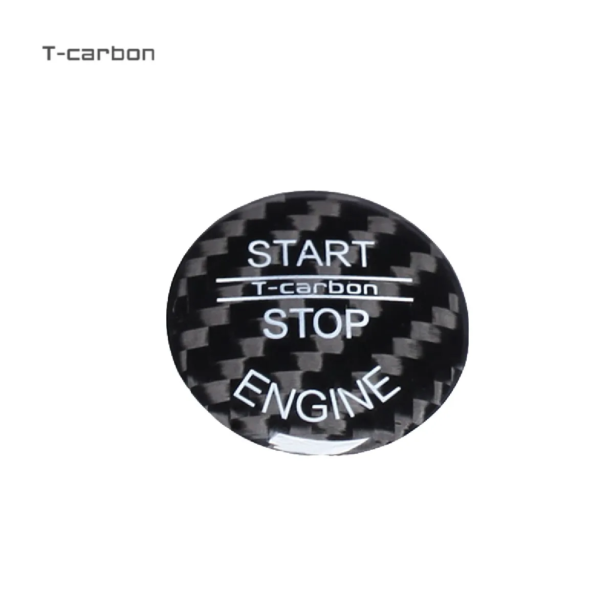 T-carbon Engine Car Start Stop Button Cover For BMW 1 3 5 Series E87 E90/E91/E92/E93 E60 X1 E84 X3 E83 X5 E70 X6 E71 Z4