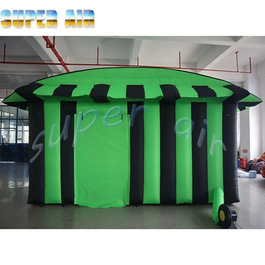 무료 송풍기 야외 활동 2 in 1 풍선 판매대 스낵 부스 카니발 간식 가게 텐트