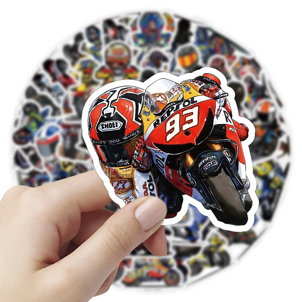 10/30/50pcs Racing Car Mountain Motorcycle Cool Stickers DIY Laptop Car Helmet Skateboard Phone Waterproof Sticker Decal Kid Toy