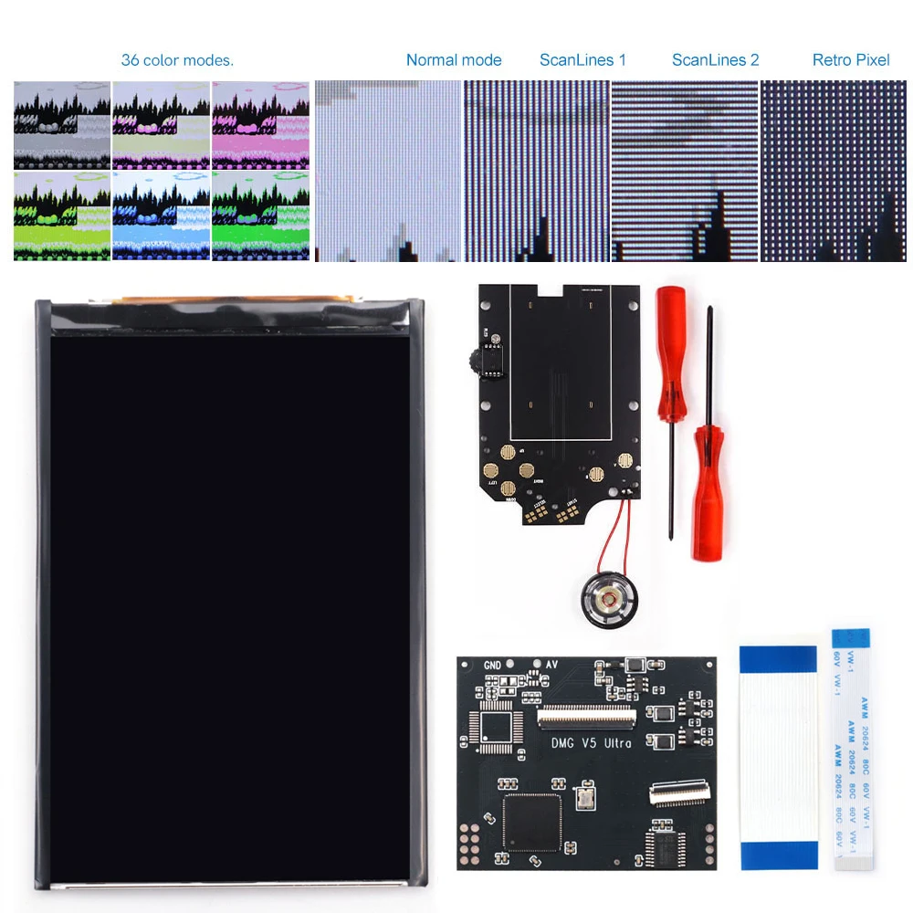 hispeedido-for-gb-dmg-v5-ultra-ips-high-brightness-lcd-kit-retro-pixel-frm-menu-w-speaker-for-game-boy-dmg