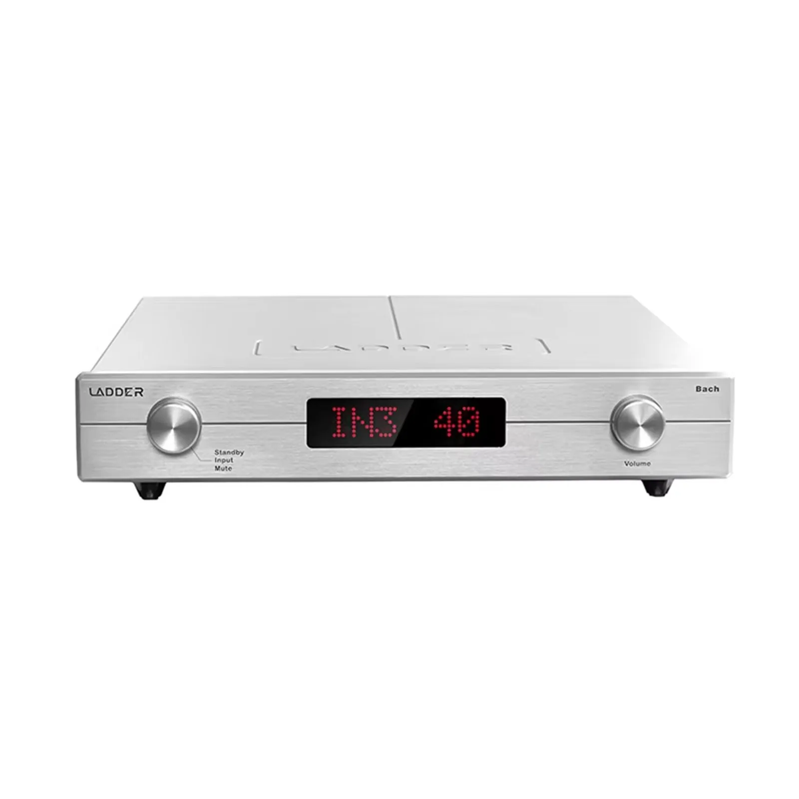 LADDER BACH II Black R2R Decoding Fully Balanced HiFi Preamplifier 2-Channel XLR Input with Remote Control