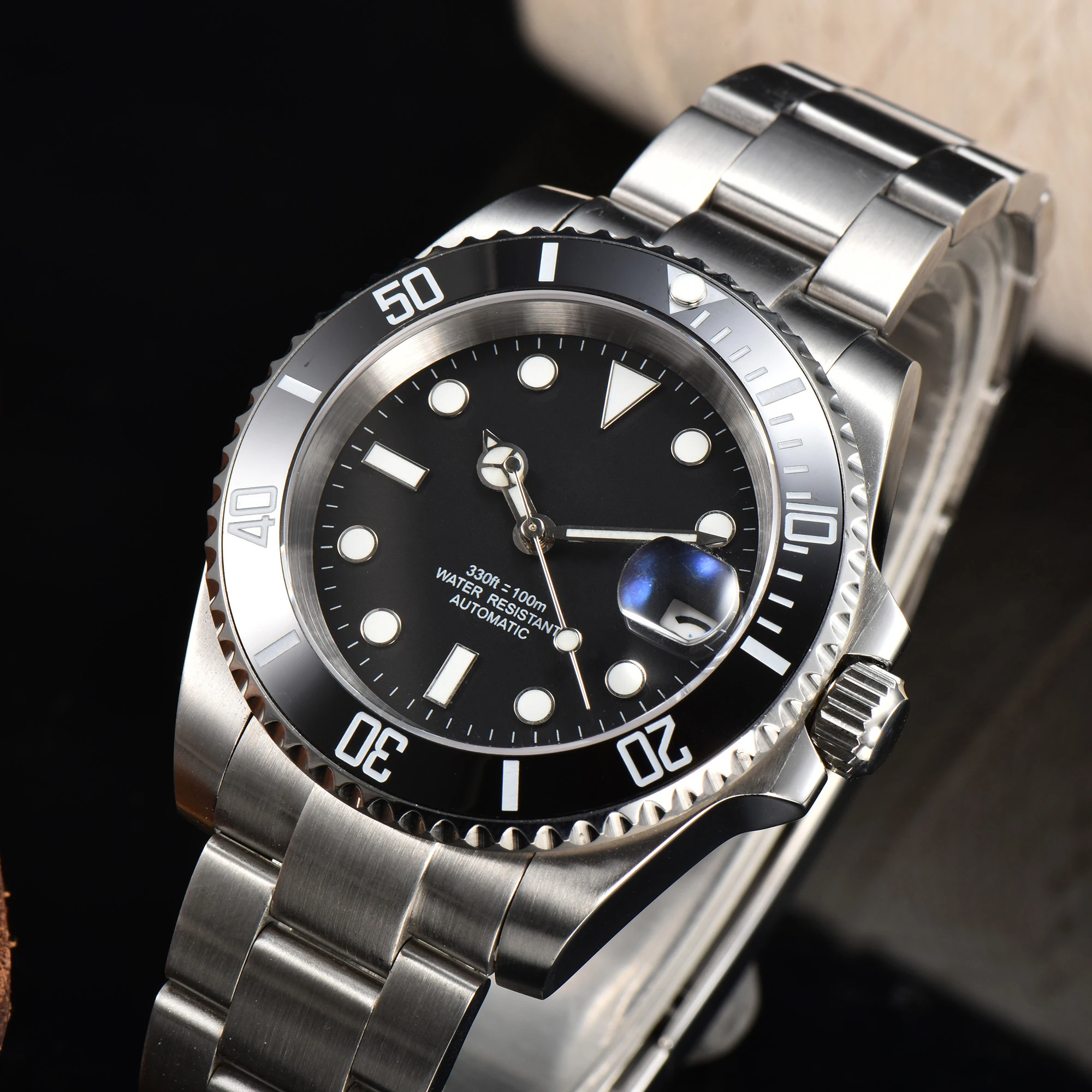 Uhrenzeiger C3/bgw9 Blau Grün Leuchtend passend für NH-35-36 Uhrwerk Mechanische Armbanduhr Zubehör Silber Gold Roségold Schwarz – Detail 4