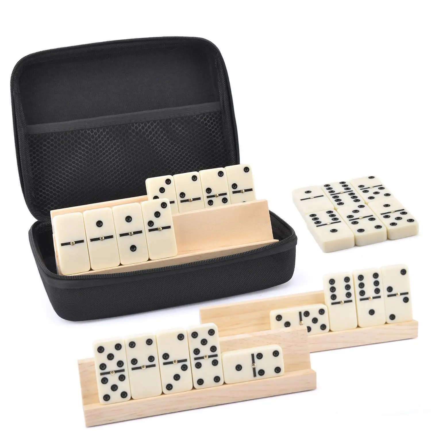 Double Six Domino Game for Family, Classic Tiles, Favor, Brinquedo Educativo, Atividade