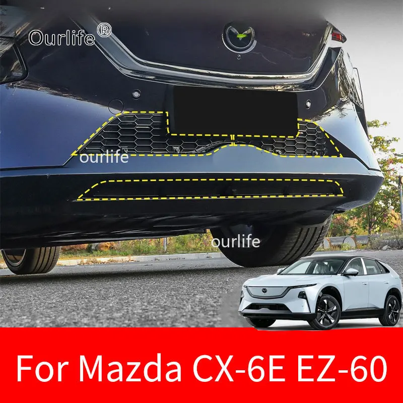 Für Mazda EZ-60 EZ60 CX-6e CX6e J90K 2026 2027 Auto Frontstoßstange Renngrills Insektenschutznetz