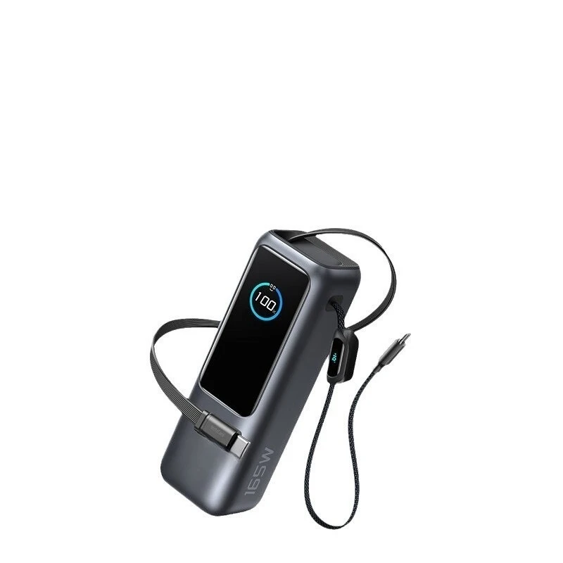 

A1695 power bank 165W high mobile fast charging with telescopic cable