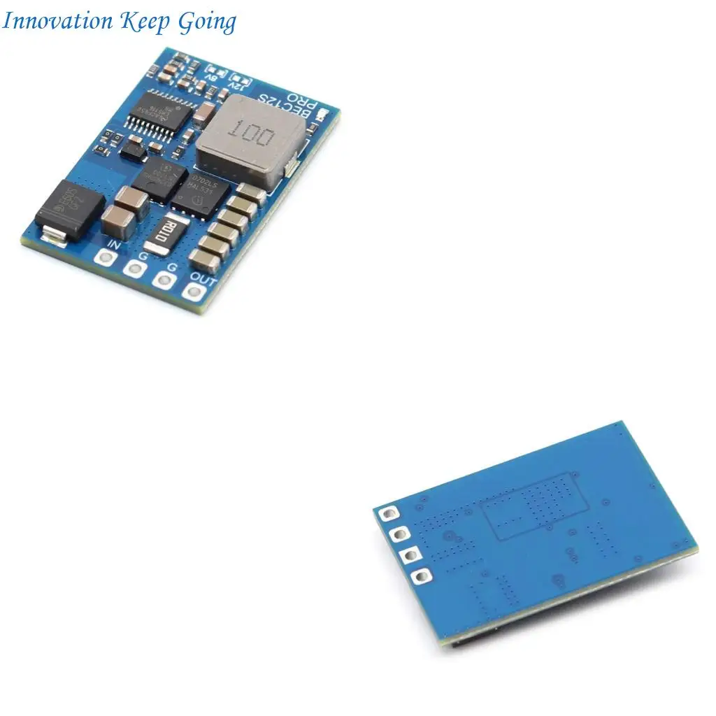 E65C Mini 5A Energy Supply Voltages Converter Module BEC12S Wide Input 9V To 55V Input and 5.2V 8V 12V Output For Drones