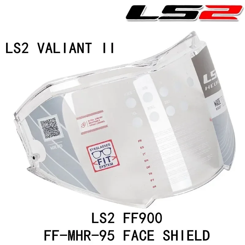 Substituição Face Shield para LS2 Valiant II Capacete, Escudo Original, FF900, FF-MHR-95