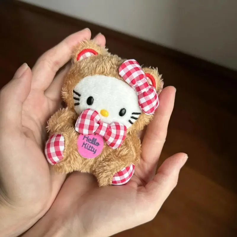 

Saniro милая куроми моя мелодия плюшевая сумка кулон Kawaii Cinnamoroll держать цветок KT кукла брелок подарки на день рождения для девочек