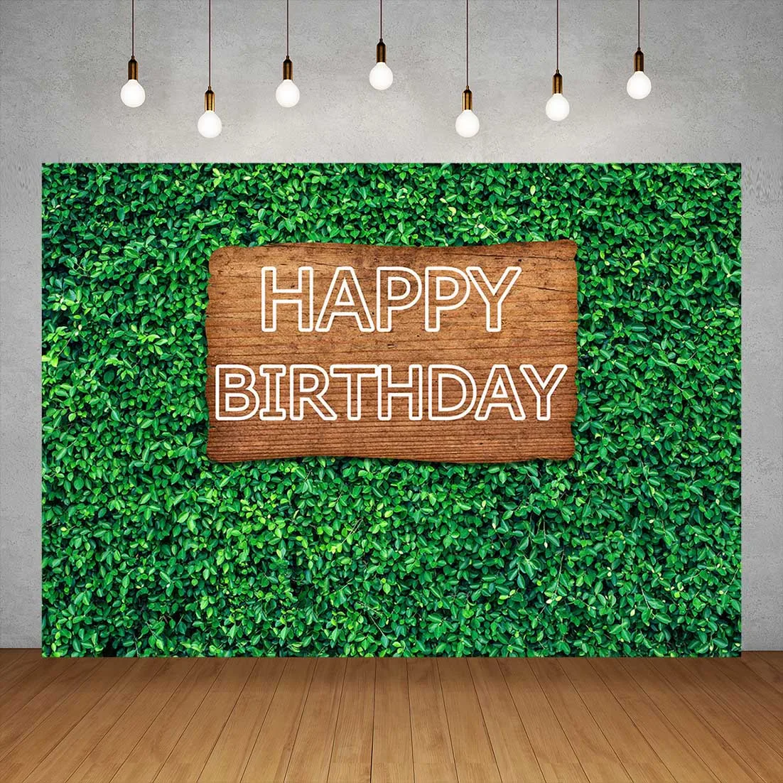 Wild One Backdrop for Jungle Safari Birthday Party Photography Background Green Wall Custom Name Baby Shower Photo Shooting
