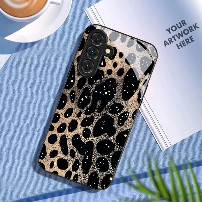 Leopard Print Phone Case for Samsung for Galaxy S26/S25/S24/S23 Ultra /S22 Ultra/S20 Ultra/56/A72/A73 5G and other models