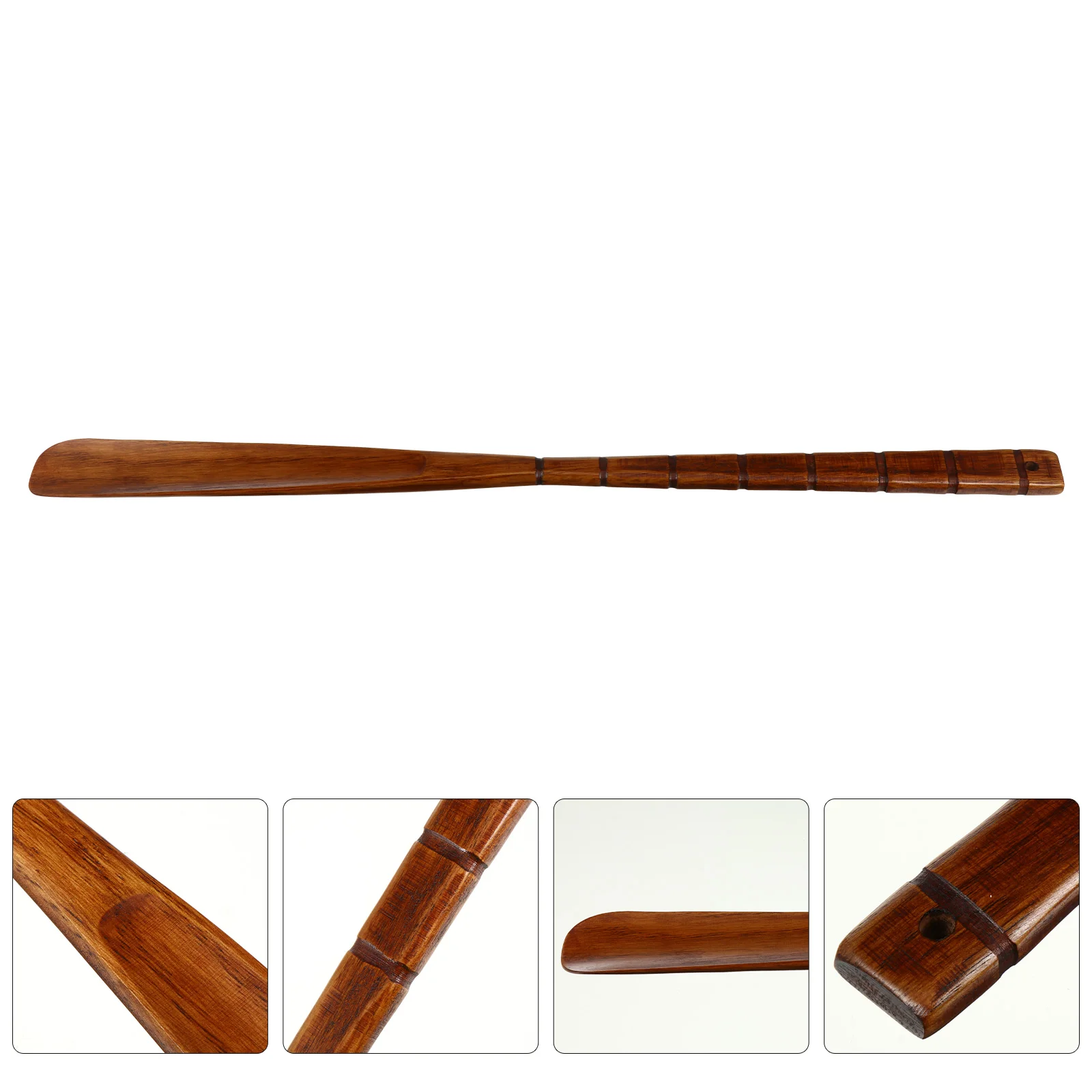 Products Shoe Lifter Tool Long Handle Trumpet Dreadlocks Wooden Shoehorn Elderly