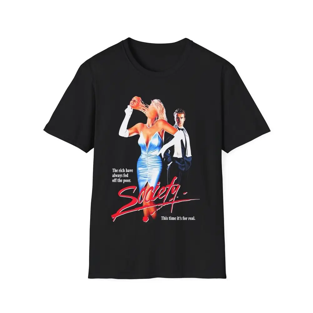 

society 1989 alternate movie poster tshirt