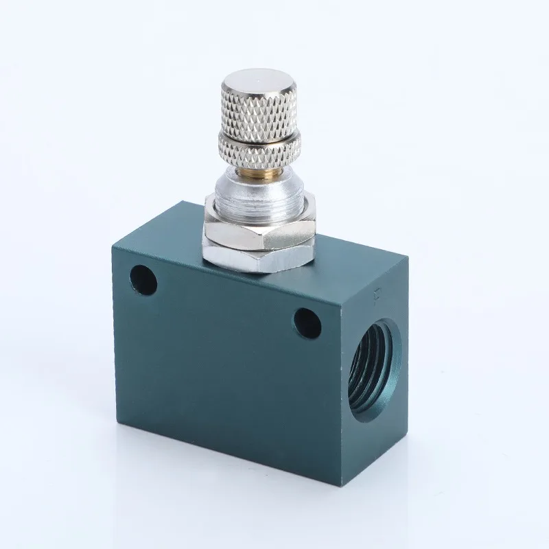 Industrial Pneumatic Throttle Valve ASC200-08 Hard Sealing Single Way Flow Regulating Valve Air Cylinder Speed Control Valve