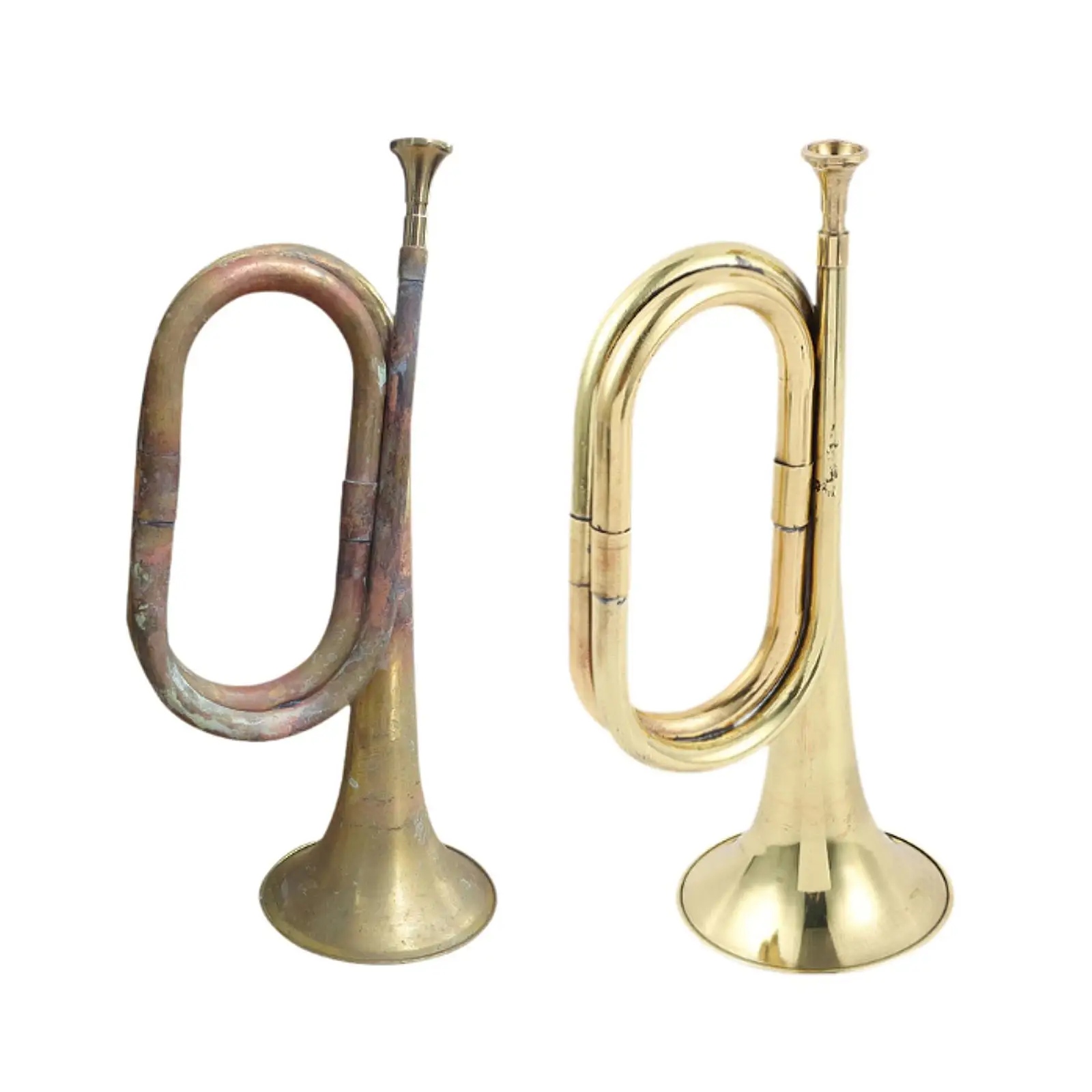 Cavalry Trumpet Music Instrument Blowing Bugle for Cavalry School Children