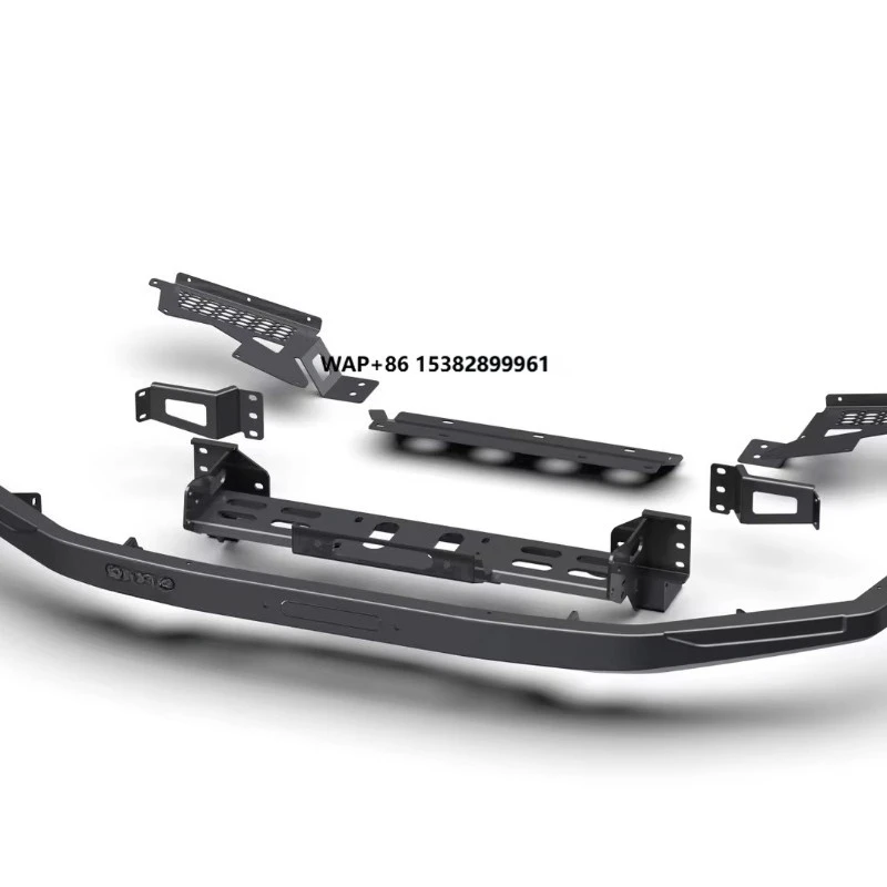 LC200 heavy-duty Stamping front bumper rear bumper carbon steel off-road