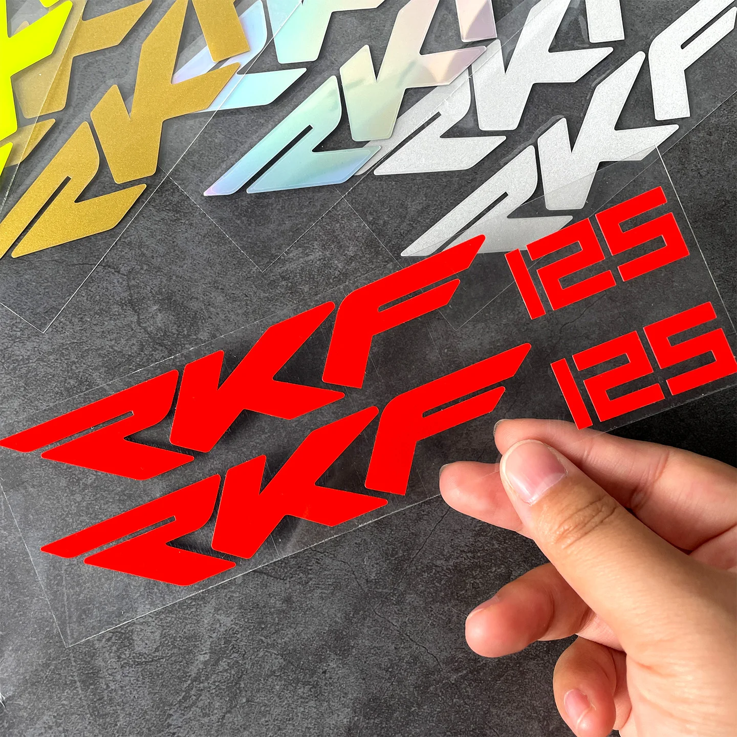 2PCS For Keeway RKF 125 RKF125 Reflective Motorcycle Stickers Decor Moto Body Front Fork Shock Absorber Vinyl Accessories Decals - view 2