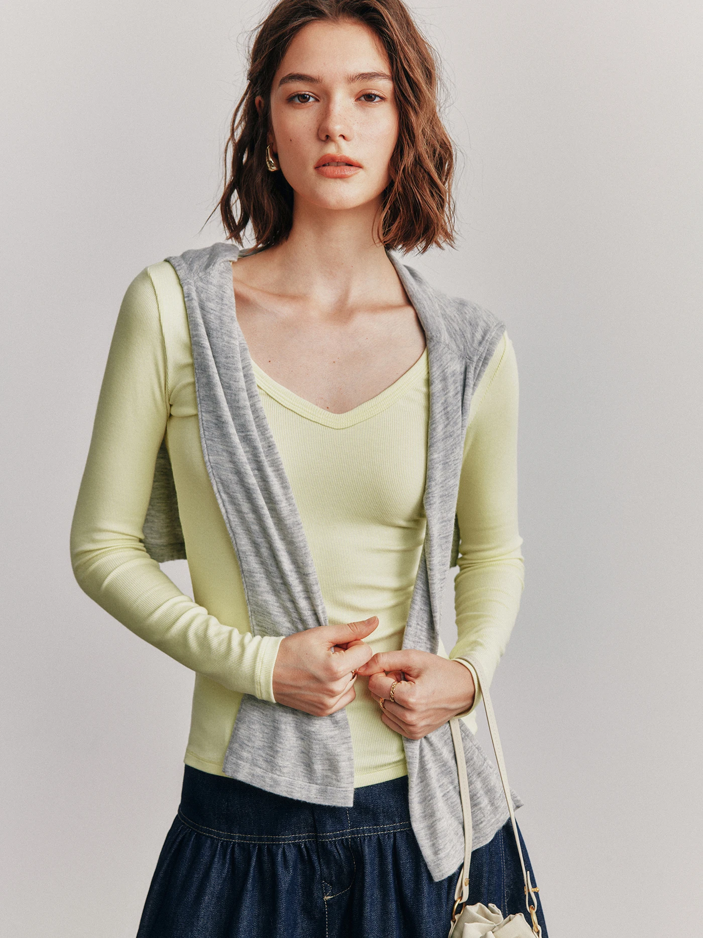 

Comfortable High Elastici Knitted Base Layer irt Women's Slim Fit Long Sve round Ne Soft Polyester Blend Casual Top