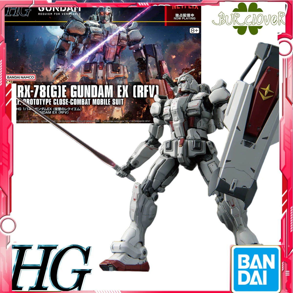 

BANDAI Original HG Series Requiem of Vengeance In Stock Toys Gifts Anime Figurines Movable figurines handmade model desktop