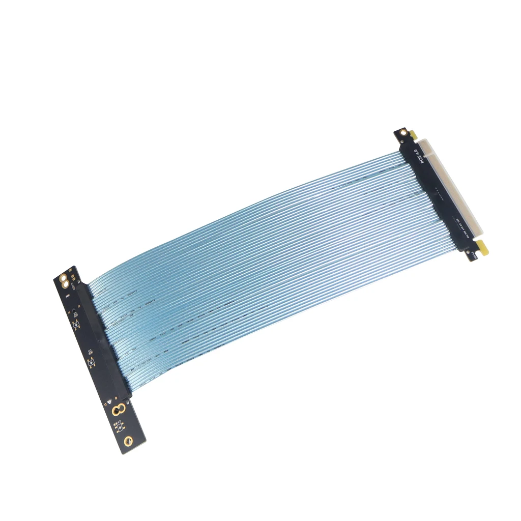 Vertikal gpu verlängerung pcie 4,0x16 riser kabel für nzxt h1 270 ° rückwärts rechtwinklig für phanteks 217e chassis grafikkarte – Detail 1