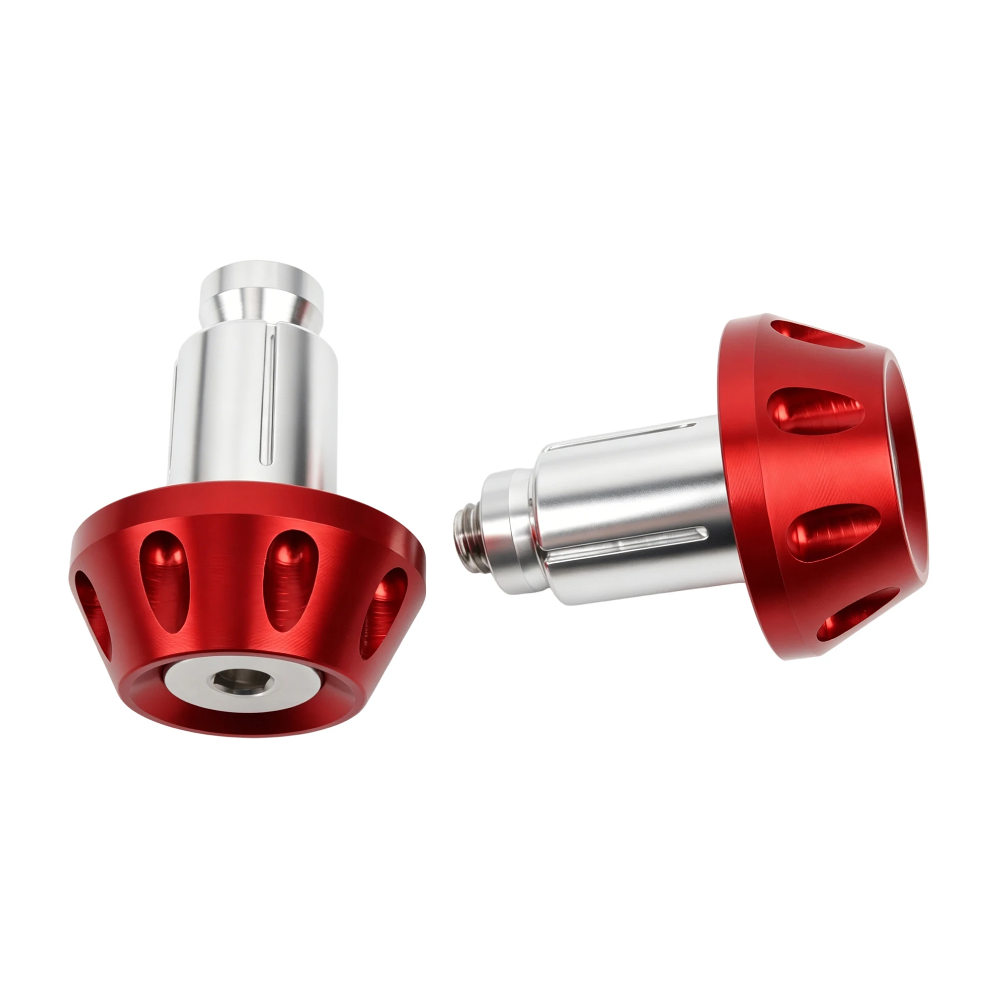 Motorrad Lenkerendstopfen 18MM Aluminium Anti-Vibrations-Lenkerenden für Dirt Bike Motocross Universelle Modifikationszubehörteile