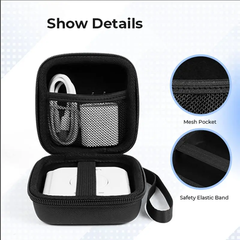ABGI Travel Case for UCOMX for Nano 3 in 1 Wireless , Portable EVA Charging Station Bag, Shockproof Protective Holder for Travel