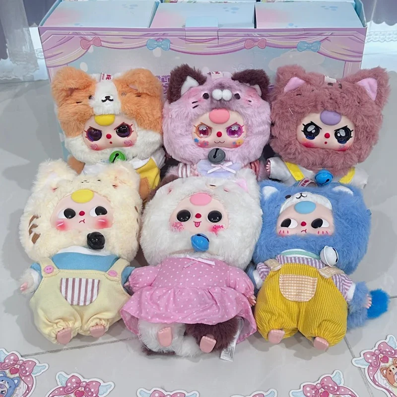 Pudełko Niespodzianka z Pluszową Figurką Kotka w Szafie, Winylowa Figurka, Kawaii Zawieszka do Plecaka, Figurka Anime, Pudełko Tajemnicze, Ozdoby do Pokoju, Kreatywny Prezent