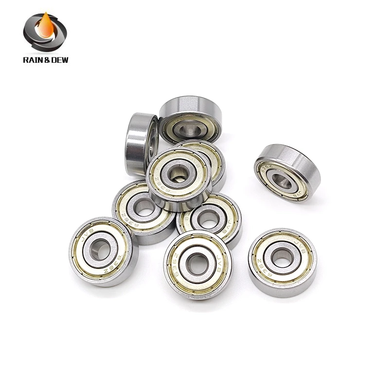 10Pcs  606zz 6x17x6,  624zz 4x13x5,  625zz 5x16x5, 636zz 6x22x7, 608zz 8x22x7 Micro 60/62/63 Series Deep Groove Ball Bearing
