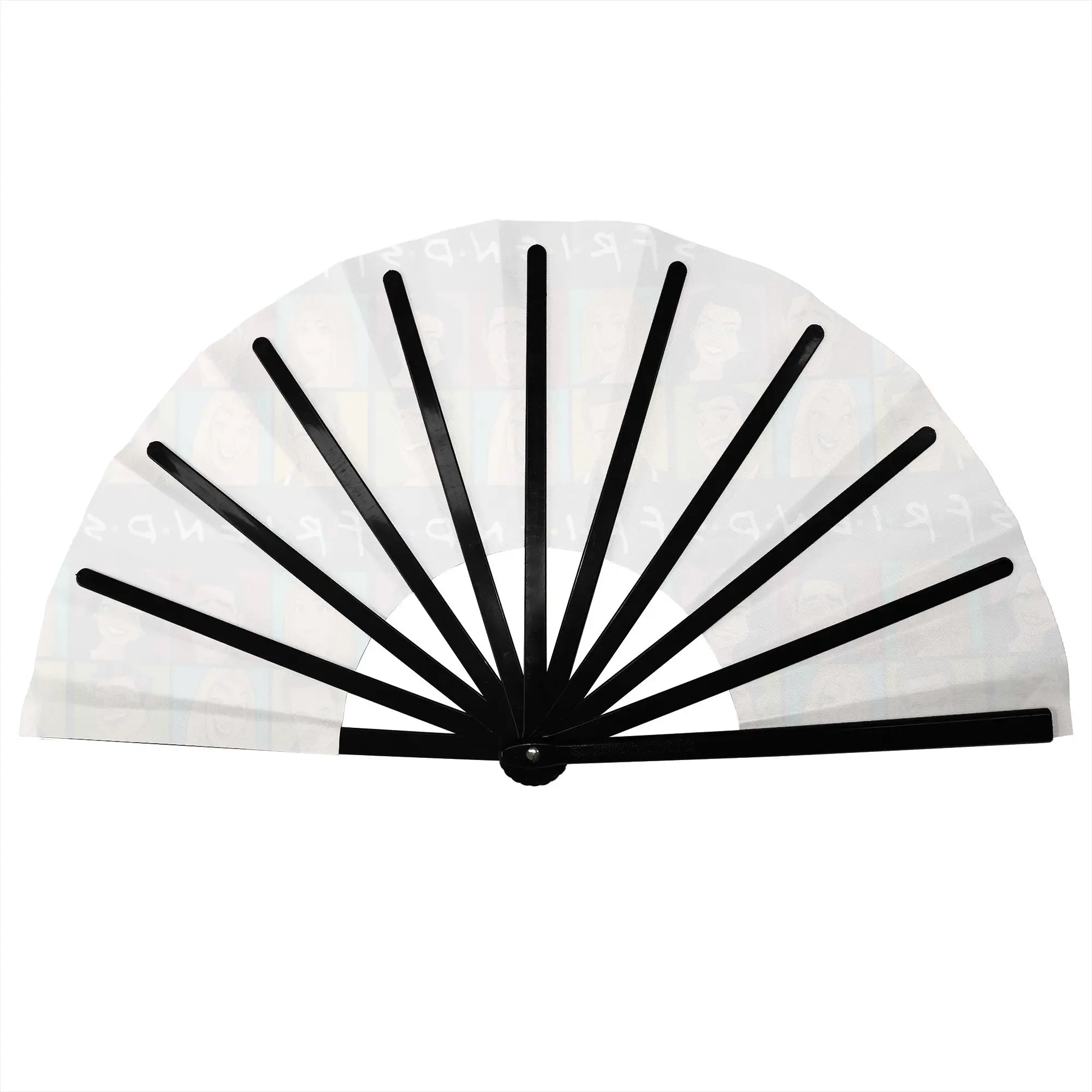 Custom Friends Promotional Gift Hand Fan Party TV Show Durable Folding Fans Unique Bulk Pack Fan