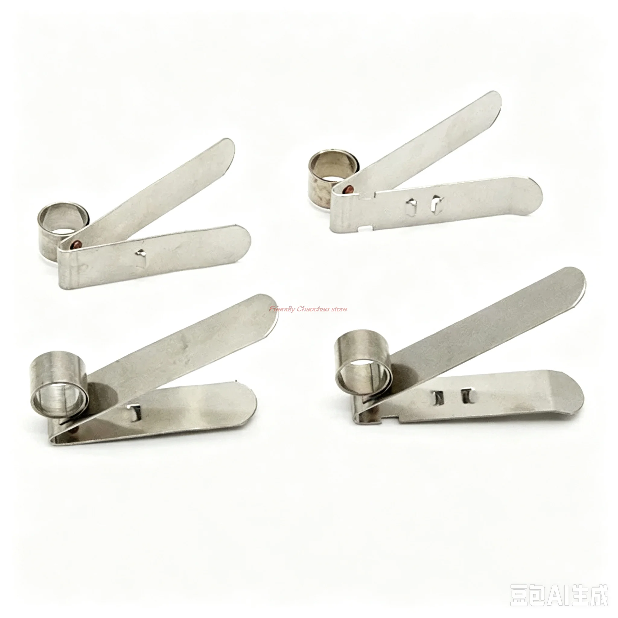 10PCS YZR carbon brush holder stainless steel constant pressure spring carbon brush circlip spring clamp for electric machinery
