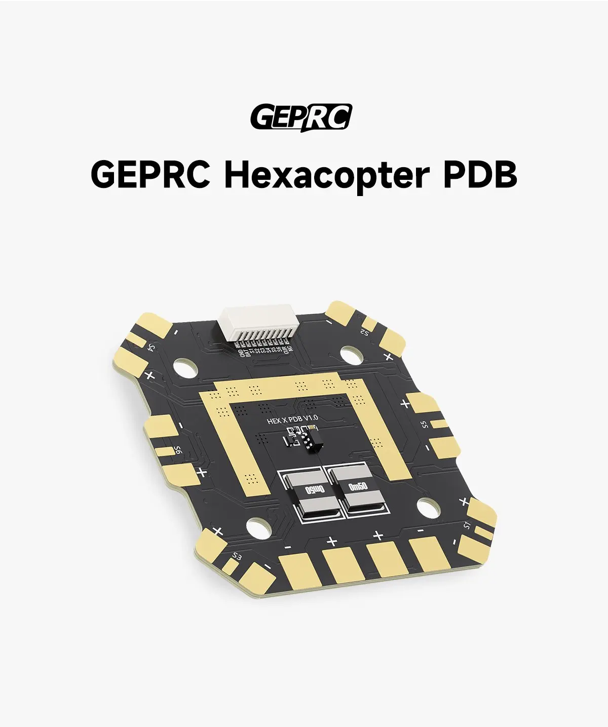 

Плата распределения питания гексакоптера GEPRC PDB