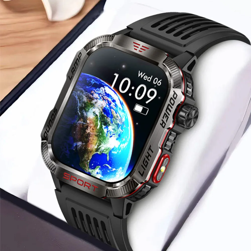 

2024 new smartwatch 2.01 inch 240 * 296 IPS full screen touch 600mAh Bluetooth call sports sleep monitoring IP68