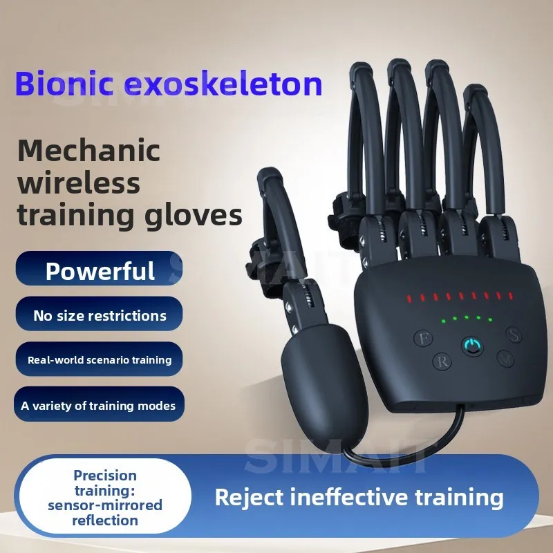 Exoskeleton Electric Finger Rehabilitation Training Equipment, Hand Hemiplegia Exercise, Five-finger Hand Function Exercise