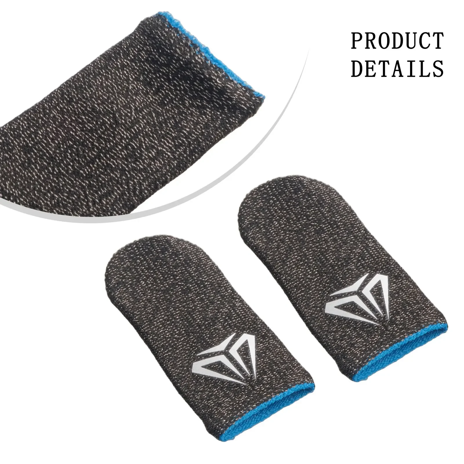 المبيعات الساخنة لعبة قفازات الإصبع Sweatproof المضادة للانزلاق ألعاب الكشتبانات شاشة تعمل باللمس إصبع كم تنفس أجزاء الإصبع