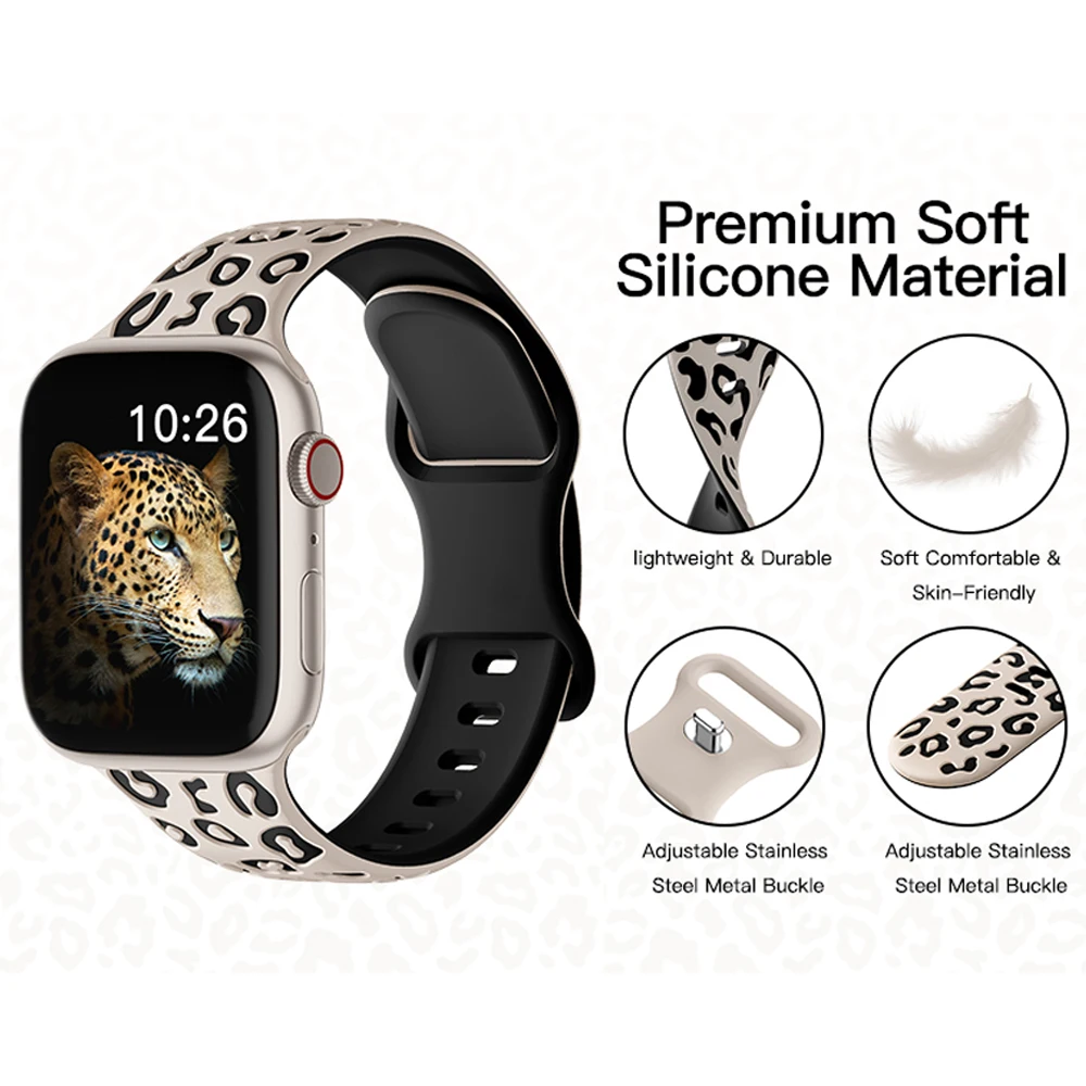 Pulseira Correa, Série 8, 9, 7, SE, 6, 5, 4, 3, Ultra 2, 45mm, 44mm, Pulseira de Silicone Gravada para Apple Watch, 42 milímetros, 41 milímetros, 40 milímetros, 49 milímetros, 38 milímetros