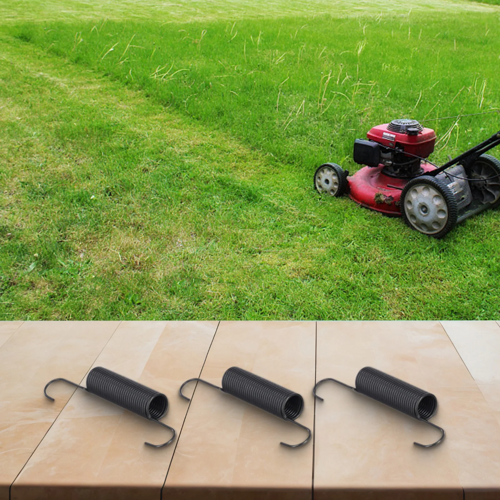 

Replace Your 42 Mower\\'s Pulley Spring with this Set of 3 Solid and Reliable Includes Easy to Follow Installation