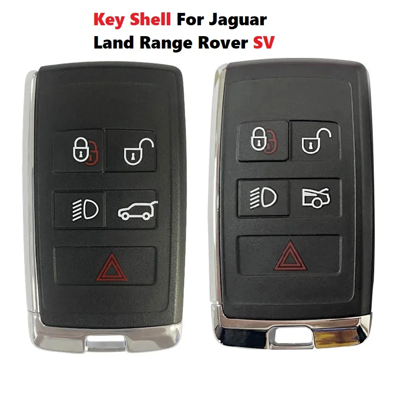 CS004013 Original Quality With Logo And Blade Smart key Replacement Shell for  Jaguar Land Range Rover SV key Cover 5 Button