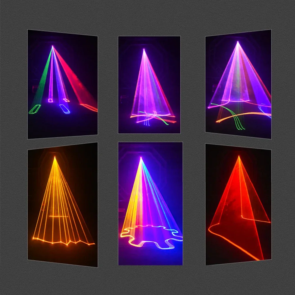 Disco Party laser light High Brightness RGB colorful DMX 512 Scanner Xmas DJ Wedding RemoteLaser Projector